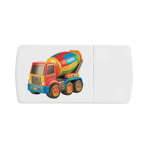 Toy cement truck pill - cement,