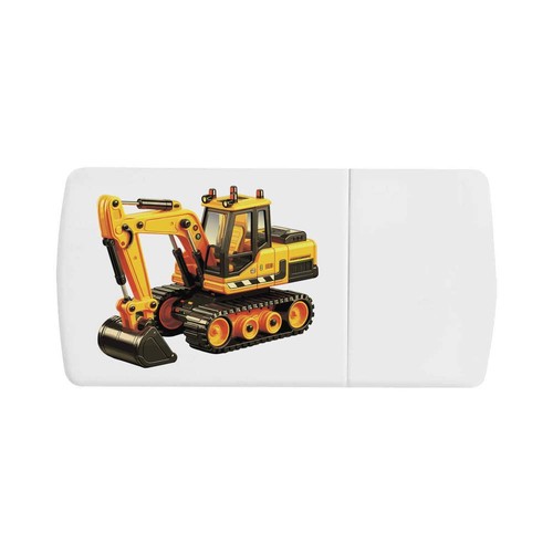 Toy excavator digger pill - excavator, digger'