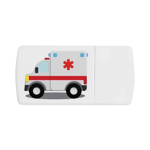 Ambulance toy pill box - 'ambulance, toy'