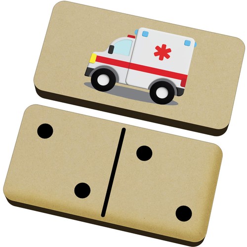 Ambulance toy domino set - domino,