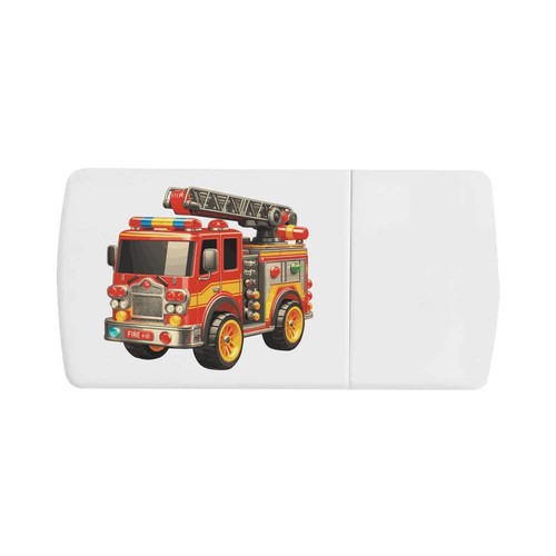 Toy fire engine pill box - 'toy,