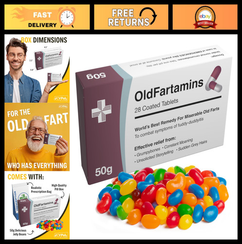 Humorous prank pill box - humorous, with