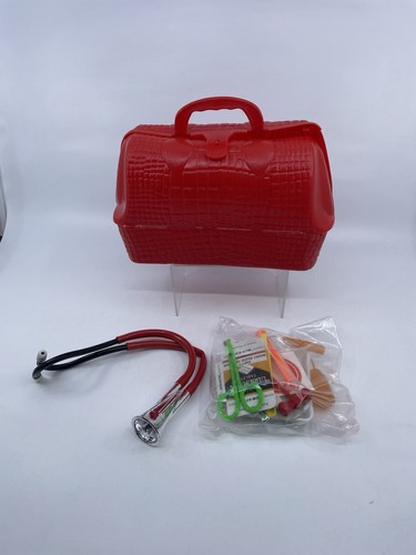 Vintage blue box red - blue, toy
