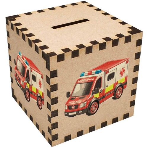 Toy ambulance money box - ambulance',