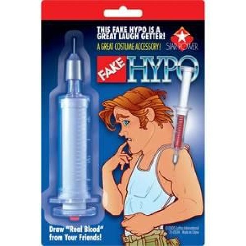 Fake big hypo - big, needle