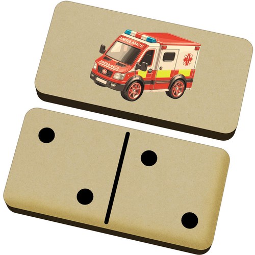 Toy ambulance domino set - ambulance',
