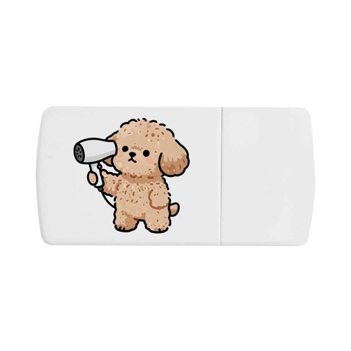 Toy poodle blow dry pill - 'toy, blow-dry'